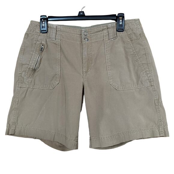 Eddie Bauer Blakely Fit Women's Brown Shorts Size 8 - Picture 1 of 8